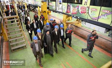 بازدید اعضای شورای اسلامی شهر تهران از شرکت واگن‌سازی تهران 20