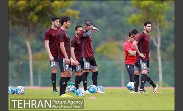 تمرین تیم ملی فوتبال در مالزی 16