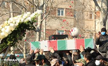 مراسم تشییع و تدفین دو شهید گمنام در منطقه 13