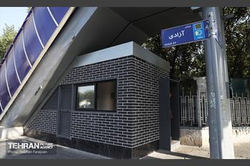 بازدید مدیرکل حوزه شهردار تهران از پروژه پل‌های مکانیزه عابرپیاده 5