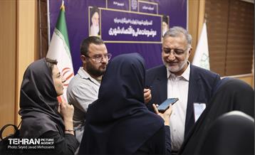 گفتگوی شهردار تهران با خبرنگاران 1