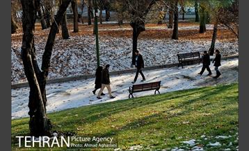 پاییز برفی پارک ملت 21