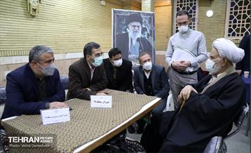 میز خدمت در مسجد جامع ابوذر منطقه ۱۷