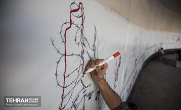 رویداد طراحی دیواری با ماژیک 4