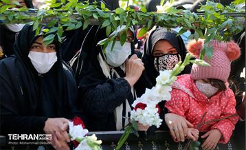 تشییع دو شهید گمنام در منطقه 15