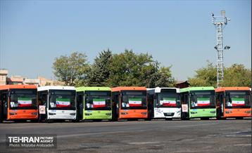 آیین بهره‌برداری از طرح نوسازی حمل و نقل عمومی تهران 40