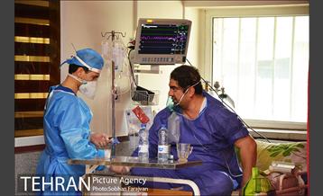 بخش بیماران کرونایی بیمارستان بعثت 29