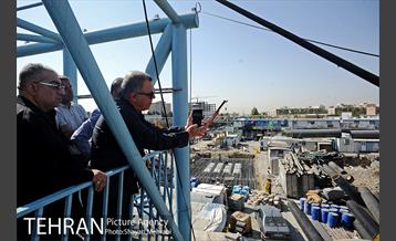 بازدید مهندس کاظمی از پروژه گیشا 3