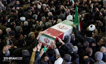 تشییع پیکر سردار شهید علی‌محمد نائینی