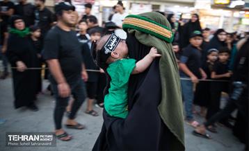 کاروان نمادین اسرای کربلا در مسیر طویریج  7