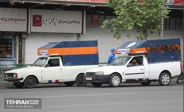 حضور پرسنل خدمات شهری در مسیر راهپیمایی روز قدس 9
