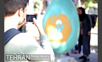 جشنواره تخم مرغ رنگی در بلوار کشاورز 22