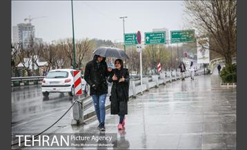 بارش باران بهاری در تهران 18