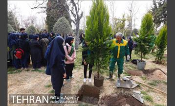 مراسم کاشت نهال در هفته منابع طبیعی (درخت فرهنگ و هنر) 28