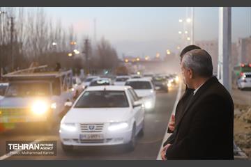 افتتاح فاز نخست(شمال به جنوب) تقاطع غیر همسطح تندگویان نواب 12