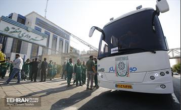 اعزام کاروان خادم الحسین (ع) منطقه 5 11