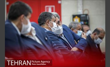 مراسم بهره برداری از ایستگاه های مترو اقدسیه و مرزداران 15