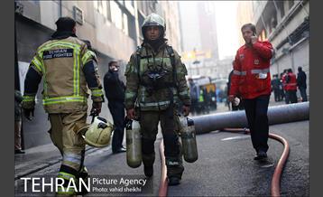 آتش سوزی در ساختمان برق حرارتی 2 33