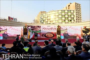 آیین افتتاح ایوان انتظار میدان ولیعصر(عج) 8