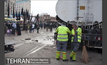 ارائه خدمات نیرو های خادم الحسین (ع) در کربلا 24