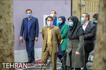 بازدید الهام فخاری از منطقه 9