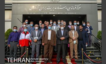 مراسم شانزدهمین سالگرد تأسیس سازمان پیشگیری و مدیریت بحران شهر تهران 43