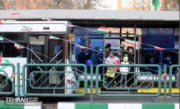 خدمات شهرداری تهران در پایان راهپیمایی ۲۲ بهمن 29