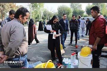 مانور آمادگی تجهیزات فضای سبز منطقه ۱۶  2