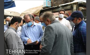 بازدید معاون شهرسازی و معماری شهرداری تهران و شهردار منطقه ۱۲ از بازار امین السلطان 17