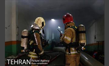 آتش سوزی در ساختمان برق حرارتی 2 20