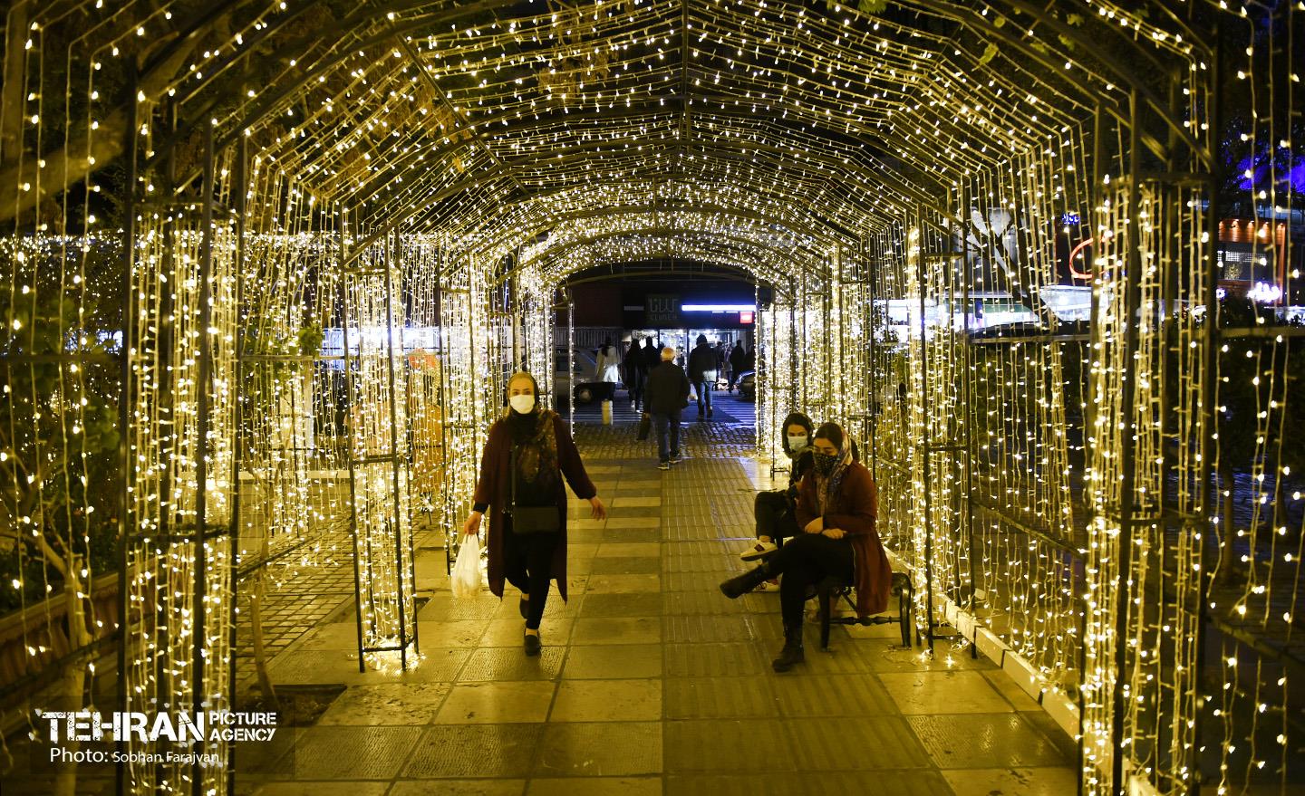 جشن نور و رنگ در بلوار کشاورز 7