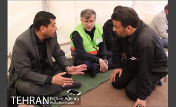 بازدید رییس ستاد اربعین شهرداری تهران از مرکز اسکان خادمین حسین 15