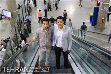 استقبال از علی رضا فغانی داور مسابقات جام کنفدراسیون ها
