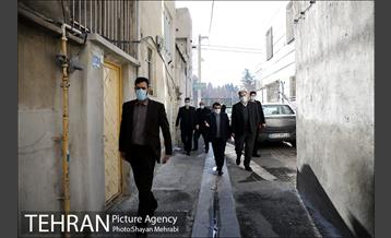 بازدید شهردار تهران از پروژه هاى منطقه ١٧