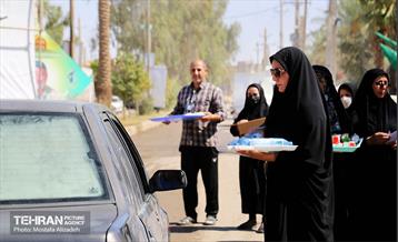 بازگشت زائران حسینی به کشور از گذرگاه مرزی خسروی 7