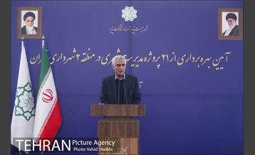 آیین بهره برداری از 21 پروژه شهری منطقه 2 11