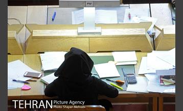 کتابخانه ملی در فصل امتحانات 6