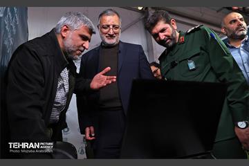 بازدید شهردار تهران از چهارمین رویداد سراسری تولید محتوای دیجیتال بسیج 22
