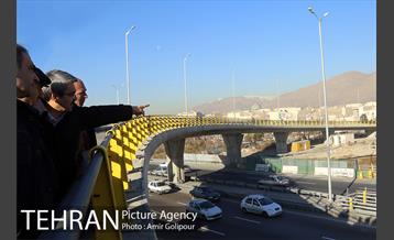 بازدید معاون فنی عمران شهرداری و اعضای شورای شهرتهران از پروژه تقاطع غیرهمسح شهیدهمدانی 25