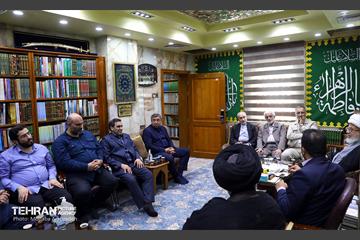 دیدار شهردار تهران با تولیت اتبعه حسینی و استاندار کربلا