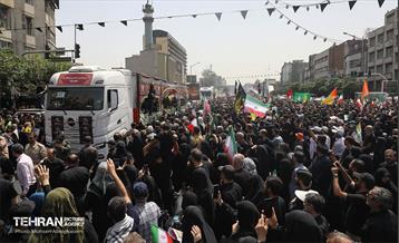 تشییع شهدای اقتدار ملی در تهران - 3  49