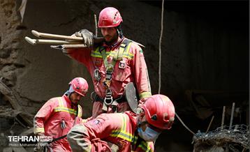 گل روبی و عملیات جست و جوی مفقودین سیل منطقه کن