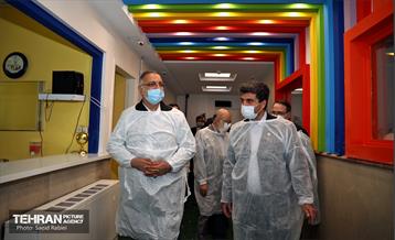 بازدید شهردار تهران از شیرخوارگاه آمنه 4