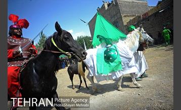 تعزیه ظهر عاشورا در حسینه نهاوندیان 12