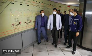 بازدید اعضای شورای شهر از شرکت بهره برداری متروی تهران و حومه 16