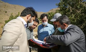 بازدید مدیر کل حریم شهرداری تهران از منطقه 5