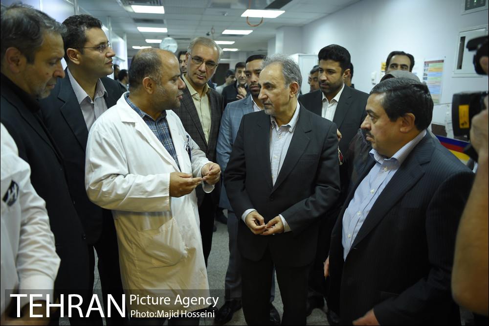 بازدید شهردار تهران و وزیر بهداشت از مراکز پزشکی و درمانی شهر 1