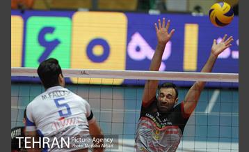 دیدار تیم های والیبال بانک سرمایه و پیکان تهران