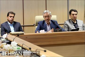 مراسم تکریم امین عارف نیا و معارفه محمد علی کریمی رییس مرکز ارتباطات و امور بین الملل شهرداری تهران 1