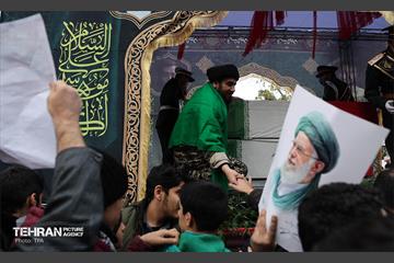 تشییع پیکر ۱۰۰ شهید مردمی و مدافع امنیت در تهران - 1 31